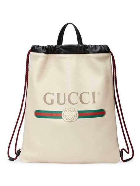 gucci drawstring backpack|Gucci bag backpack women's.